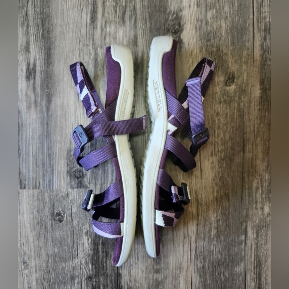 Merrell District 3 Backstrap Web Strappy Sandals - Picture 3 of 6